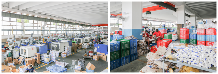 this picture shows the pvc ball valve factory in china