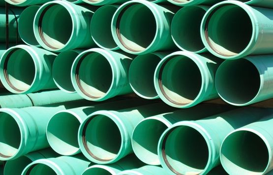 This picture shows the pvc pipes