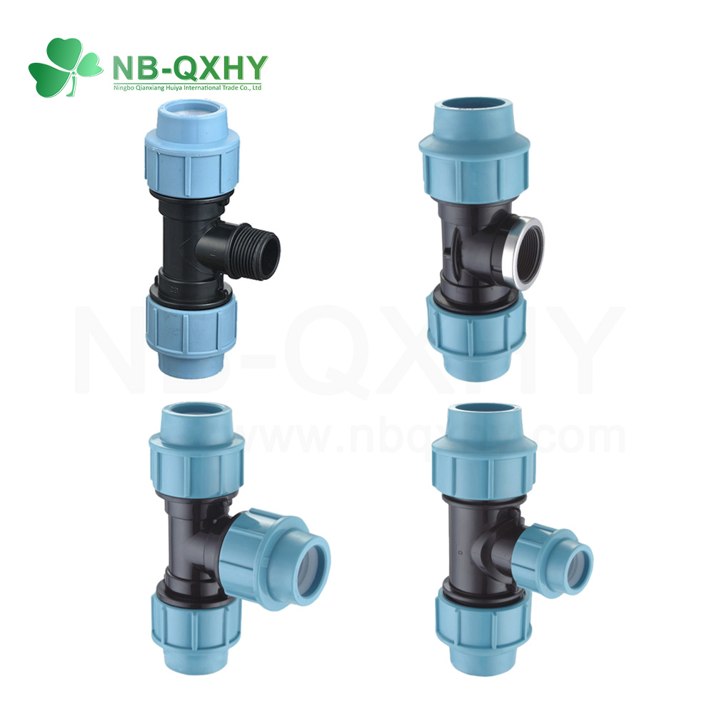 Compression Fitting for HDPE Pipe Plastic Pipe Fittings Pn16