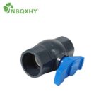 Blue Handle PVC Octagonal Ball Valve (1)