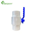 PVC Iron Plate Reinforced Handle Ball Valve (1)