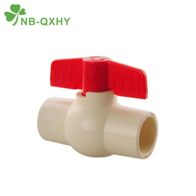 CPVC ASTM2846 Light Yellow Ball Valve