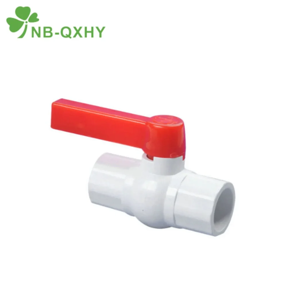 PVC Straight Long Handle Octagonal Ball Valve (1)